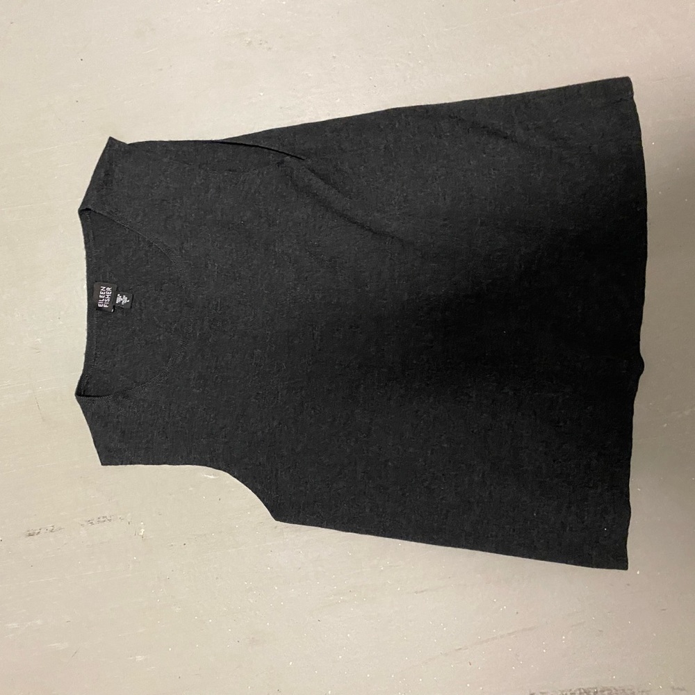 EILEEN FISHER Sleeveless top black/Dark Grey size L
